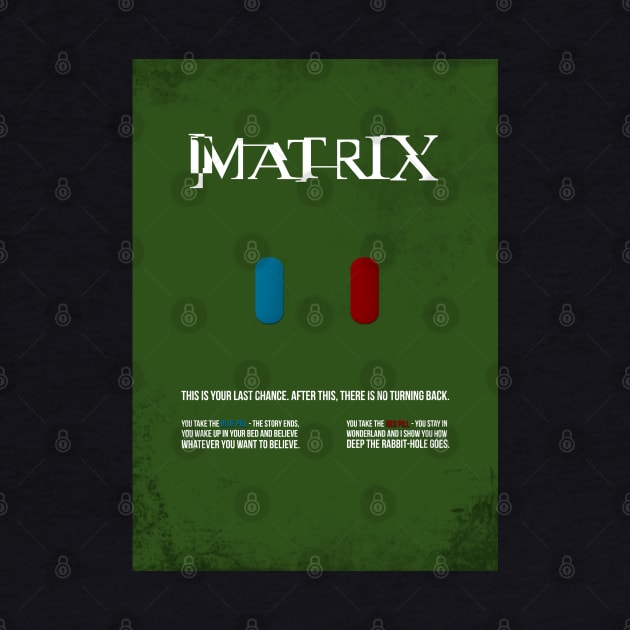 Matrix - Minimal Movie Film Poster Alternative by HDMI2K